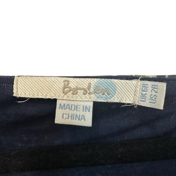 Boden US 2R Lydia Midi Dress Cowl Neck Half Sleeve Color Splash Purple WH540 - Picture 5 of 7